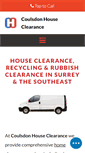 Mobile Screenshot of coulsdonclearance.co.uk